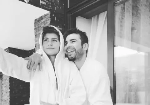 Adrian Mutu a lăsat Dinamo pe planul doi! Fiul său Mario, baschetbalist la echipa unui liceu din LA, a fost în România