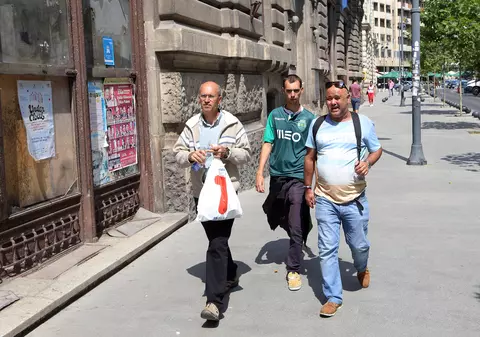 Portughezi în Centrul Vechi, înainte de FCSB - Sporting. ”Vă batem cu 2-0!” / FOTO