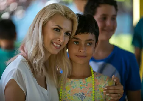 Andreea Bălan, alături de copiii de la SOS Satele Copiilor. “M-am simțit extraordinar”