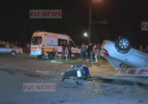 Un motociclist a murit chiar în fața spitalului. Șoferul care nu a acordat prioritate îi ducea mâncare soției, medic de gardă