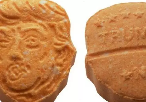 Pastile de ecstasy cu chipul lui Donald Trump găsite în Germania