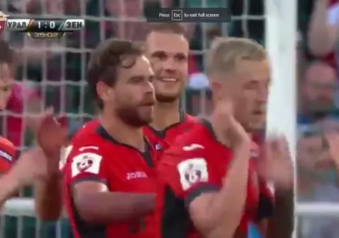 Eric Bicfalvi a marcat pentru Ural în meciul cu Zenit. Românul a marcat cu capul | VIDEO