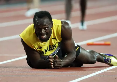 Fiasco Bolt! Marele atlet jamaican s-a accidentat în ultima sa cursă, finala de 4x100 metri de la Mondialele de atletism câștigată de Marea Britanie