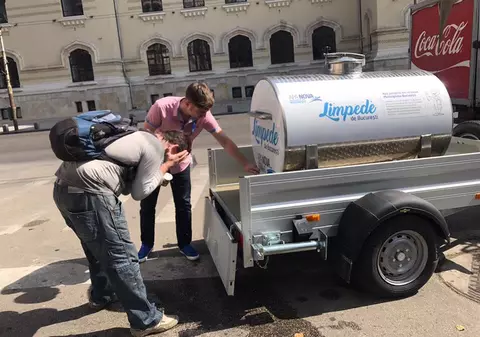 Apa Nova București stinge canicula