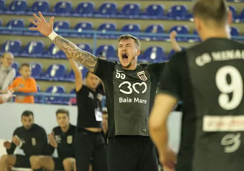 Liga Națională de masculină de handbal. Minaur Baia Mare a câștigat meciul de luni în memoria lui Lascăr Pană