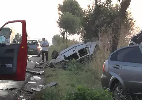 FOTO| Accident în lanț pe DN2. Două persoane au murit și una a fost rănită în Ilfov