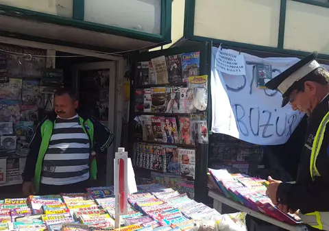 EXCLUSIV | Scandal între difuzorii de presă și Primărie, în Sectorul 4. Dispar chioșcurile de ziare! (FOTO & VIDEO)