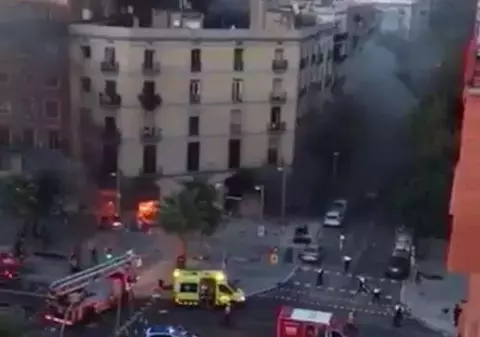 VIDEO | Explozii puternice la o brutărie din Barcelona. Cel puțin 21 de oameni au fost răniți