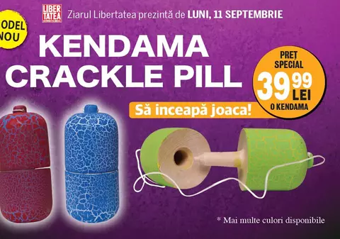 Libertatea prezintă Kendama Crackle Pill. Ce este Kendama?