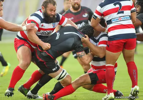 Steaua rămâne liderul SuperLigii CEC Bank de rugby, după remiza de la Timișoara Saracens