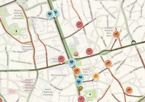 VIDEO Statistică Waze: “Ora Firea” a generat trafic record în București