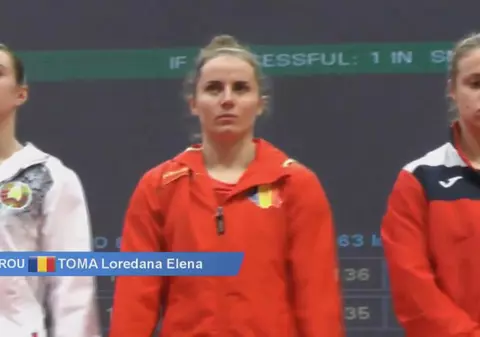 Loredana Toma, trei medalii de aur la CE Under 23 la haltere
