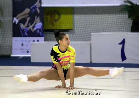 Gimnastică aerobică. Lavinia Panaete, campioană națională la individual