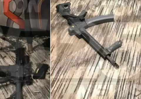 FOTO | Primele imagini din camera de hotel a criminalului din Las Vegas