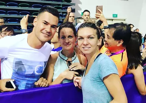 Simona Halep are galerie la Singapore. Fotbalistul Andrei Ciolacu și-a luat bilete la meciurile numărului 1 WTA de la Turneul Campioanelor