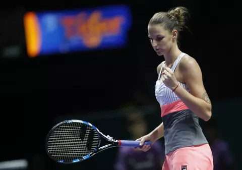 Karolina Pliskova a trecut de Venus Williams la Turneul Campioanelor 2017 de la Singapore