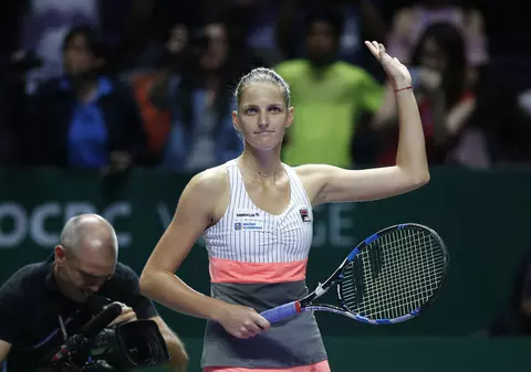Karolina Pliskova a spulberat-o pe Garbine Muguruza, la Turneul Campioanelor. Cehoaica e prima calificată în semifinale