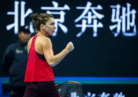 Prima declarație a Simonei Halep după victoria cu Maria Sharapova: “Sunt cu adevărat fericită”