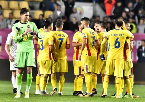 Echipa națională de fotbal a României a coborât pe locul 45 în clasamentul FIFA