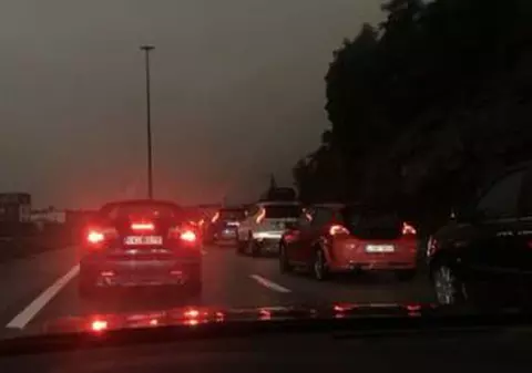Apocalipsă în Suedia: A fost complet întuneric ziua | FOTO