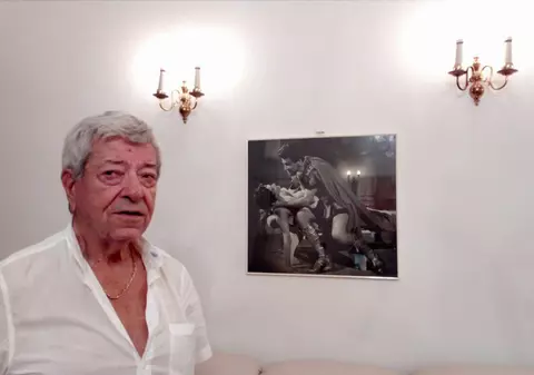 FOTO EXCLUSIV/ Ion Dichiseanu are tablou cu Olga Tudorache, de la primul rol: ”Eu mă uitam la ea ca la un soare”