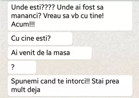 O femeie abuzată a publicat mesajele primite de la soțul violent