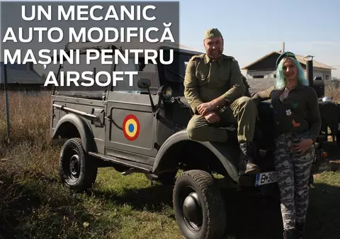 VIDEO | Mecanicul-auto care modifică mașini pentru Airsoft. Incredibil cum le transformă
