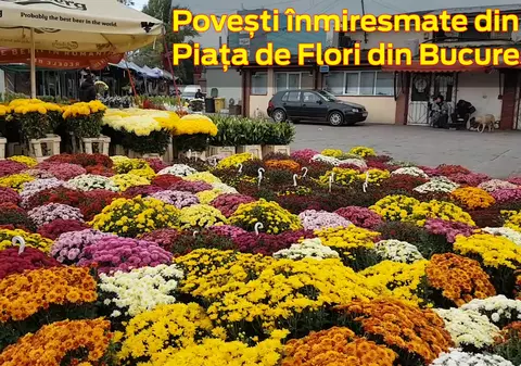 REPORTAJ VIDEO: Istoria Pieţei de Flori, spusă de cea mai bătrână florăreasă. Tanţa Buştei, prietenă cu Bambina şi Fane Celofan