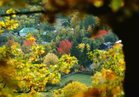 Fotografii prin lumea lui Mihai Eminescu. Toamna colorează spectaculos ”Codrii de aramă” și ”Pădurea de argint”