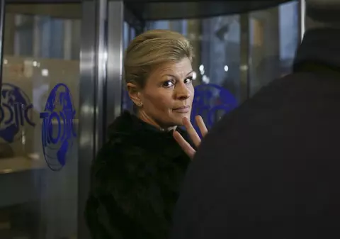 FOTO EXCLUSIV/ Sanda Ladoși, prima apariție în public după ce a fost ridicată de DIICOT