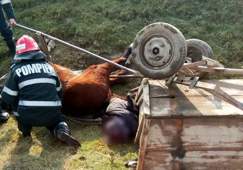 A murit după ce a căzut cu o căruță într-un canal de irigații din Constanța