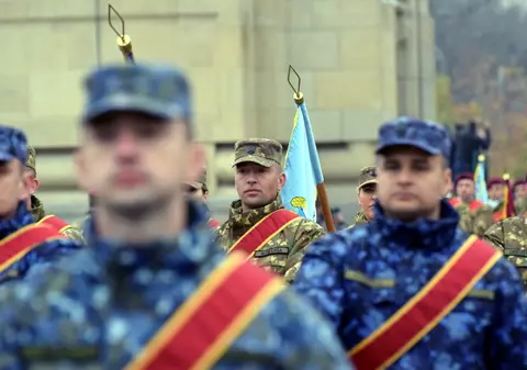 FOTOREPORTAJ | Cum a arătat repetiția generală pentru parada militară de 1 Decembrie