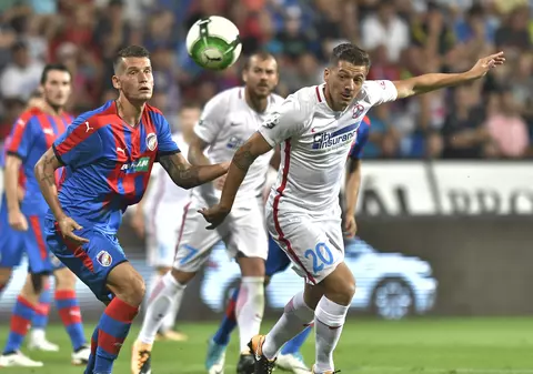 Viktoria Plzen - FCSB, în Liga Europa 2-0. Înfrângere asumată. Gigi Becali a luat la țintă doi jucători. Reacții / VIDEO