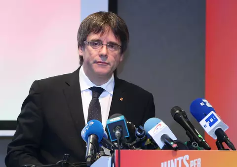Puigdemont și-a lansat în Belgia campania pentru alegerile regionale din Catalonia, de pe 21 decembrie 2017