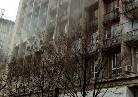 Incendiu puternic într-un apartament de pe Bulevarul Magheru
