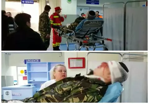 Militar rănit la o manifestare în Pitești. Bărbatul s-a prăbușit