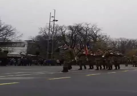 Repetiție generală în București pentru parada de 1 Decembrie VIDEO