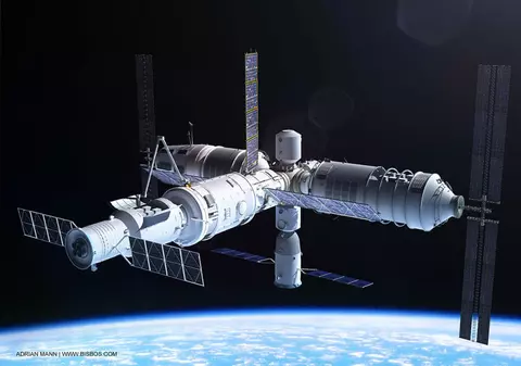 O stație spațială chinezească, plină cu un material toxic, se poate prăbuși în Europa