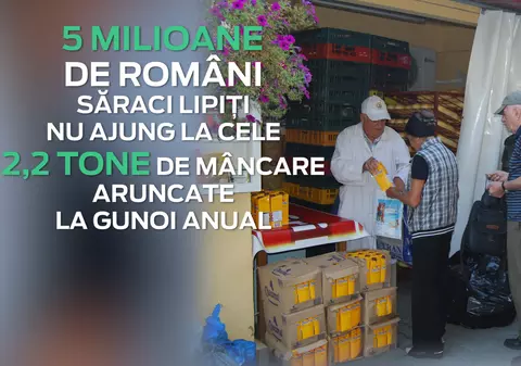 Banca de alimente a sărbătorilor sărăciei pentru cinci milioane de români