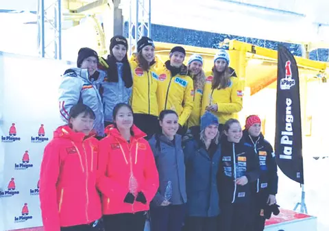 Echipajul de bob feminin al României, argint în etapa de Cupa Europei de la La Plagne
