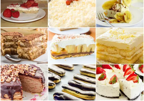 9 rețete de prăjituri fără coacere