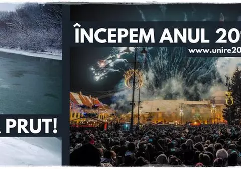 Revelion unionist la Prut: Români, Petreceți Prutul!