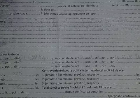 Un bărbat din Galaţi, amendat cu 200 de lei după ce a jignit un poliţist pe Facebook