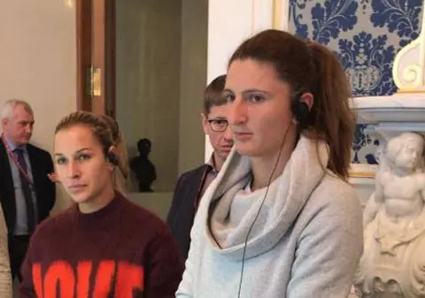 Ce face Irina Begu în timpul liber. Tenismena a vizitat muzeul Fabergé de la Sankt Petersburg | VIDEO