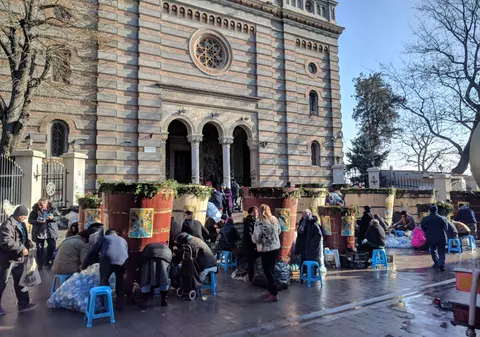 Mii de credincioşi sunt aşteptaţi pe faleza Dunării la Galaţi şi Brăila la Slujba de Bobotează