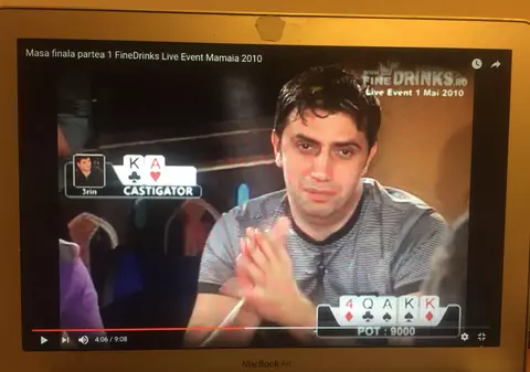 Bogdan Stan, fost șef al ANAF, pozat în timp de joacă poker. „Când ai gambling-ul în sange e clar că ești competent să fii mare șef în România”