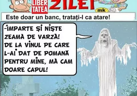 Împarte şi nişte zeamă de varză