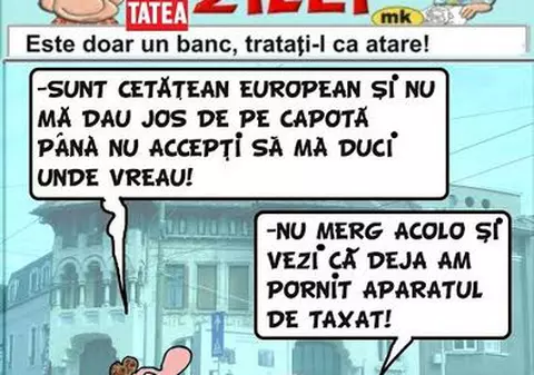 Nu mă dau jos de pe capotă!