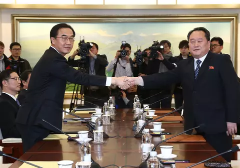 Discuții la nivel înalt între Coreea de Nord și Coreea de Sud: Regimul de la Phenian va trimite o delegație la olimpiada de la Pyeongchang