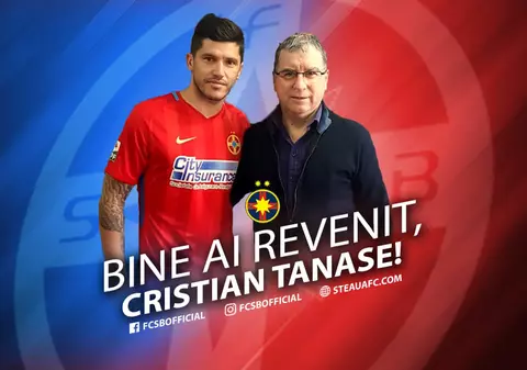Cristi Tănase a semnat cu FCSB! Gigi Becali a dat toate detaliile despre contractul acestuia: ”Va sta patru luni, apoi pleacă la 2 milioane pe an”
